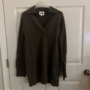 Reformation Cashmere Maeve Collared Polo Dress